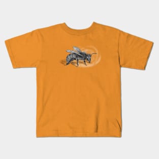 Bee illustration Kids T-Shirt